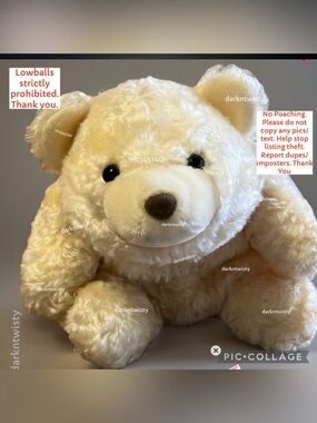 Rare Nwot Gund Snuffles sample prototype 1/1 OOAK FREE MINI SNUFFLES GWP